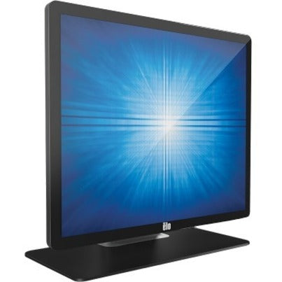 Side view of Elo 2402L monitor showing slim profile and stable base