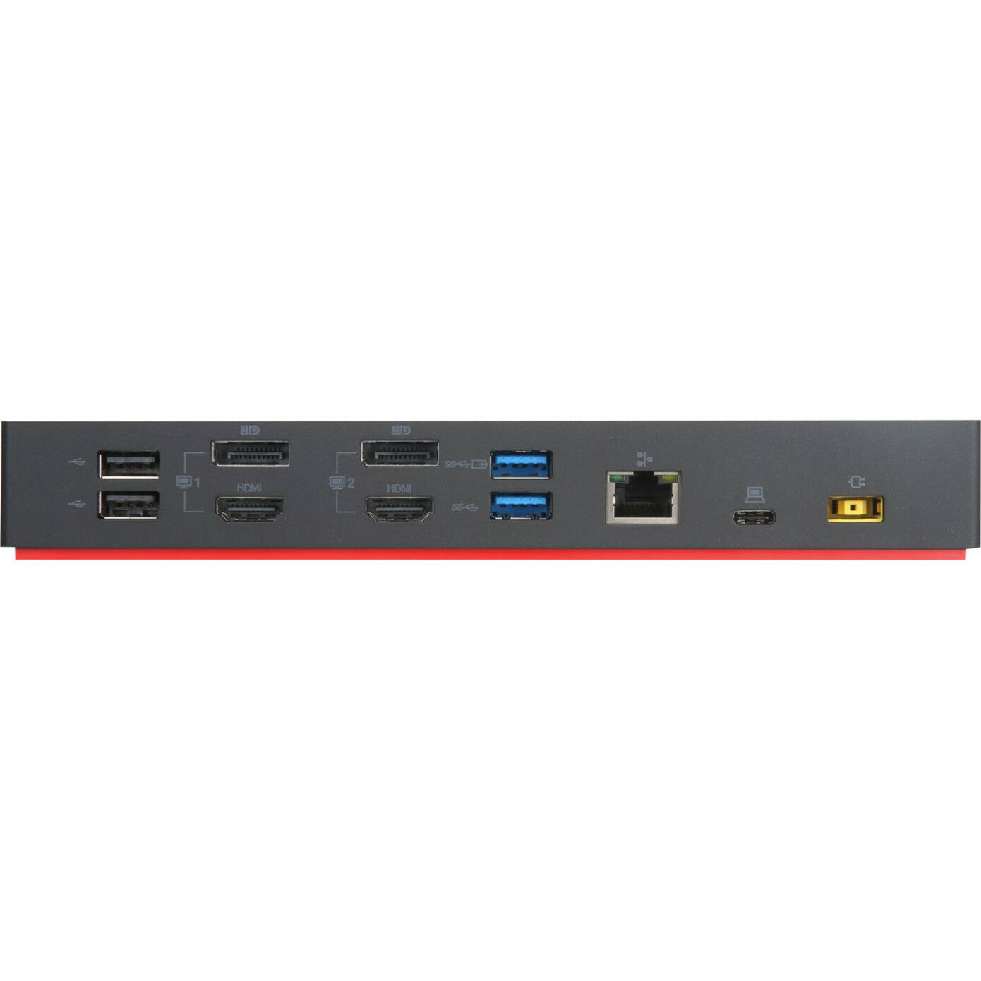 Lenovo 40AF0135US ThinkPad Station d'accueil USB-C hybride 2 HDMI 2 DisplayPorts 6 ports USB alimentation 135W