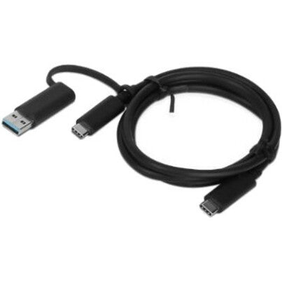 USB-C to USB-A adapter cable for ThinkPad Hybrid dock