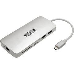 محطة إرساء تريپ لايت U442-DOCK11-S بدقة 4K مع مركز USB، HDMI، SD/Micro SD، شحن Gbe