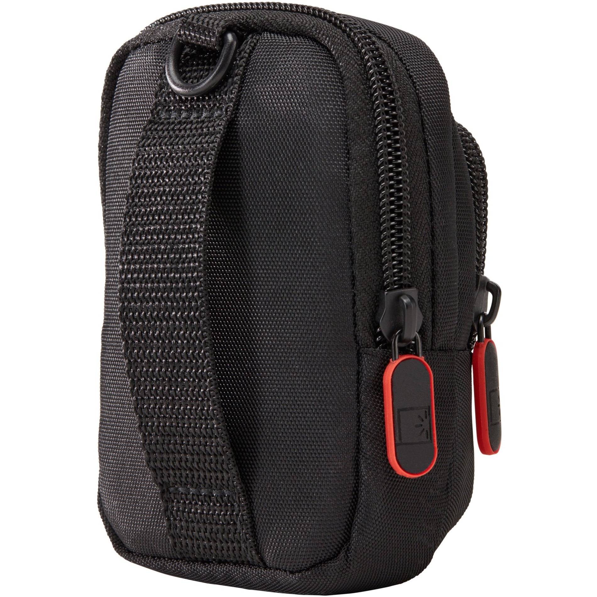 Case Logic 3201012 Compact Camera Case with Storage, Black - Shoulder Strap, Belt Loop, Lanyard Strap