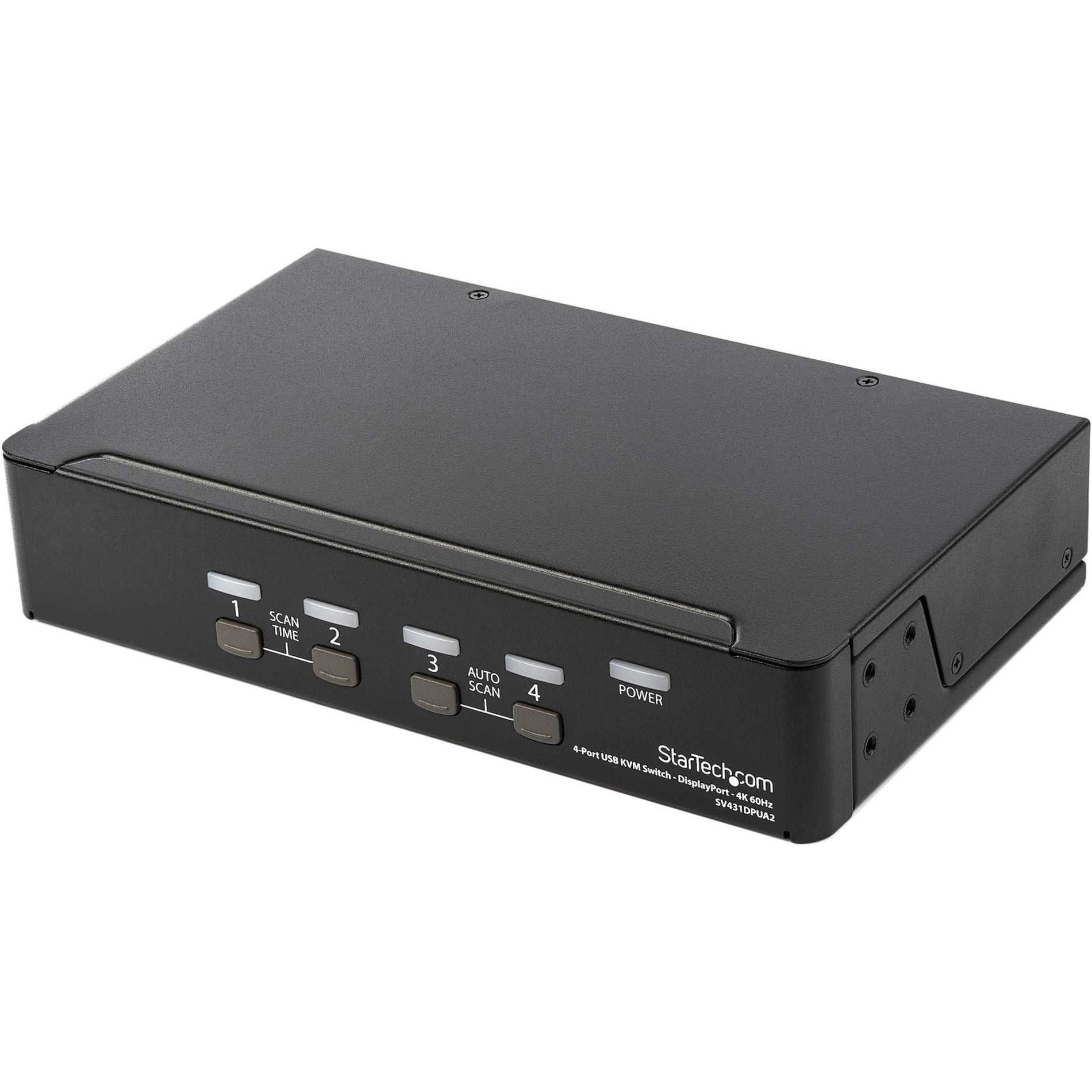 StarTech.com SV431DPUA2 4-Port DisplayPort KVM Switch - 4K 60Hz, USB, TAA Compliant