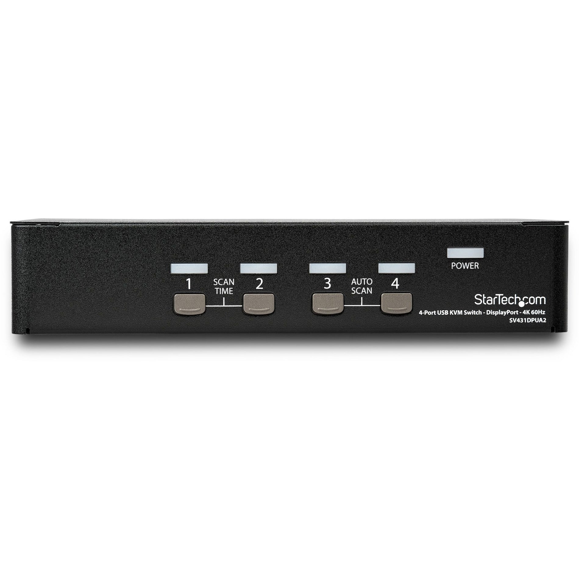 StarTech.com SV431DPUA2 4-Port DisplayPort KVM Switch - 4K 60Hz USB TAA Compliant