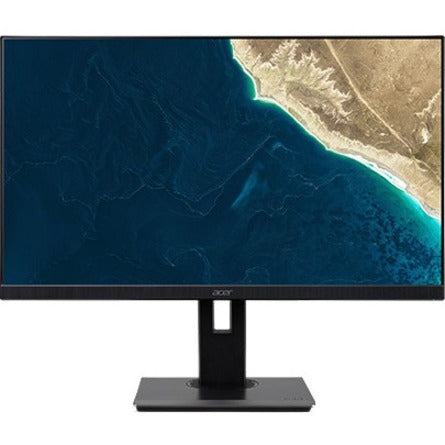 Acer UM.HB7AA.003 B277U Widescreen LCD Monitor, 27 16:9 4ms 350nits LED, 2xHDMI 1xDisplayport 1miniDP SPK Audio out USB 3.0 Hub Height adj. Rotation US PA PA TCO Black