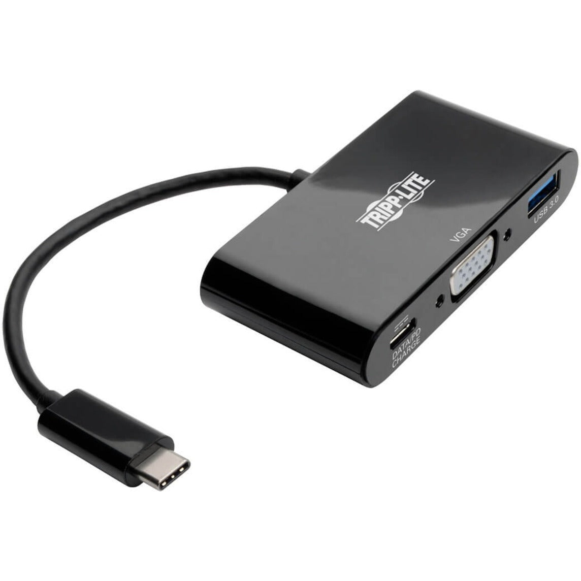 محطة إرساء تريبي ليت U444-06N-VUB-C، محول USB C إلى VGA، Thunderbolt 3، شحن USB A وUSB C، Ethernet GB