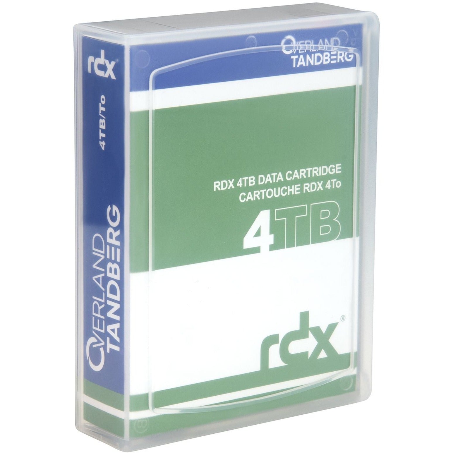 Overland-Tandberg 8824-RDX RDX QuikStor Hard Drive Cartridge, 4TB Storage Capacity