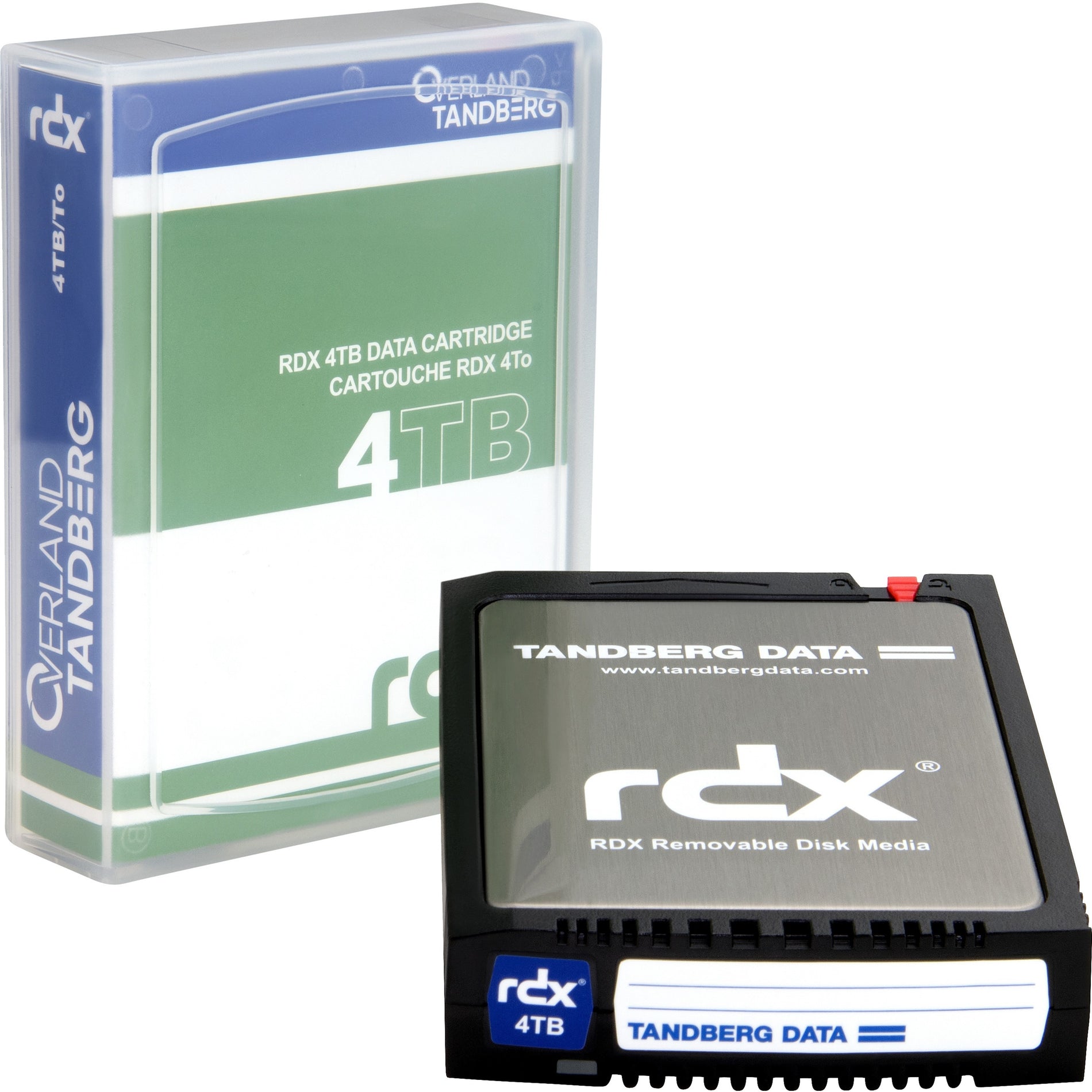 Overland-Tandberg 8824-RDX RDX QuikStor Hard Drive Cartridge, 4TB Storage Capacity