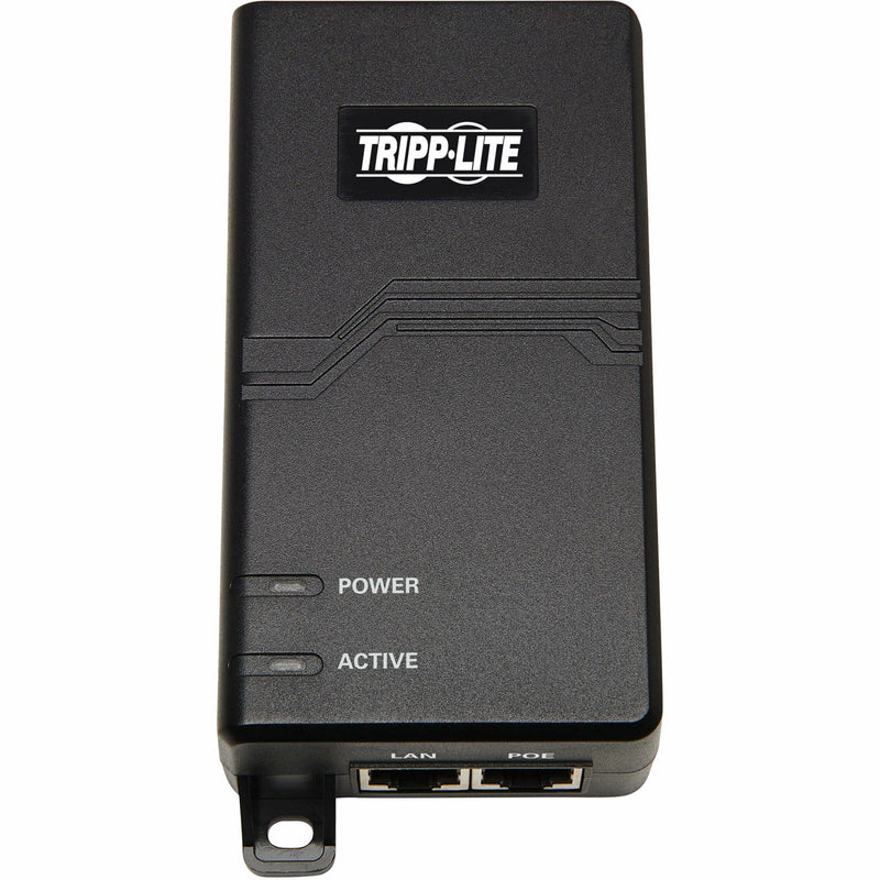 Top view of NPOE-30W-1G displaying Tripp Lite branding and status indicators