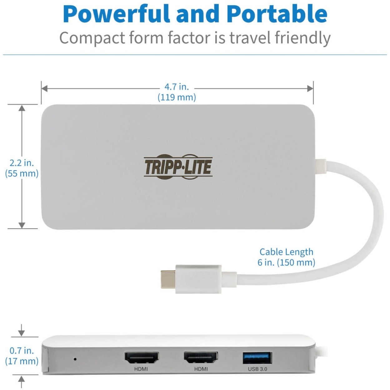 Tripp Lite U442-DOCK12-S 도킹 스테이션 USB-C HDMI VGA 썬더볼트 60W 파워 공급