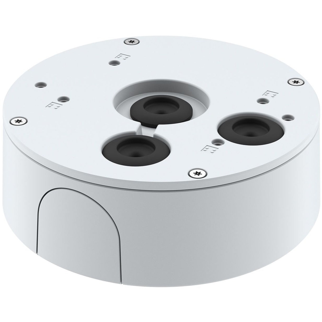 AXIS 01190-001 T94S01P Mounting Box for Network Camera, White, IK10, Impact Resistant, IP66