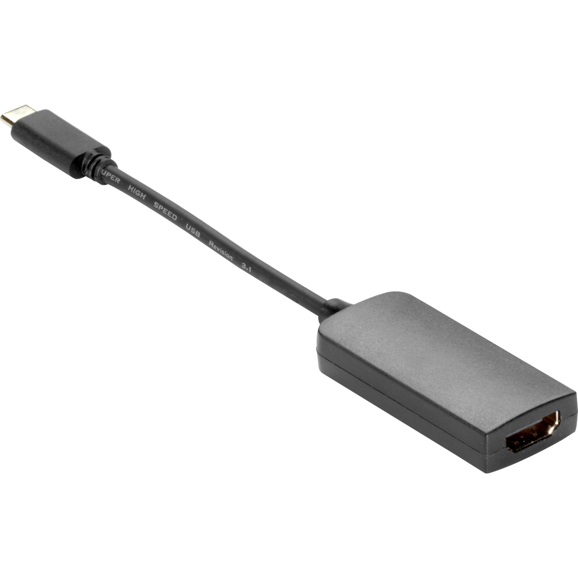 Black Box VA-USBC31-HDMI4K Video Adapter Dongle, USB 3.1 Type C M to HDMI 2.0 F, 4K@60Hz