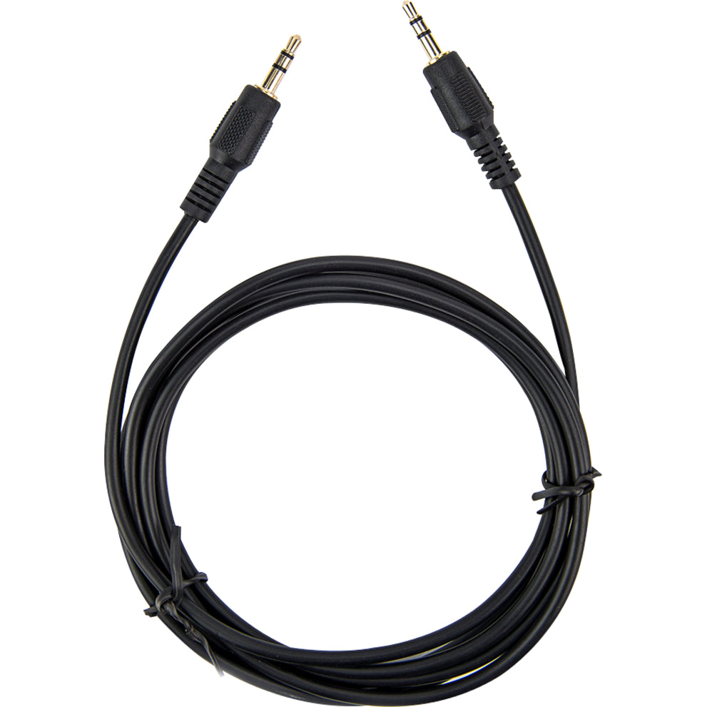 Rocstor Y10C189-B1 Premium 6 ft Slim 3.5mm Stereo Audio Cable, Gold Plated, Black