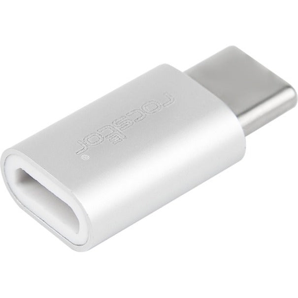 Rocstor Y10A206-A1 Premium USB-C zu USB Micro-B Adapter weiblicher schlanker Adapter weiß