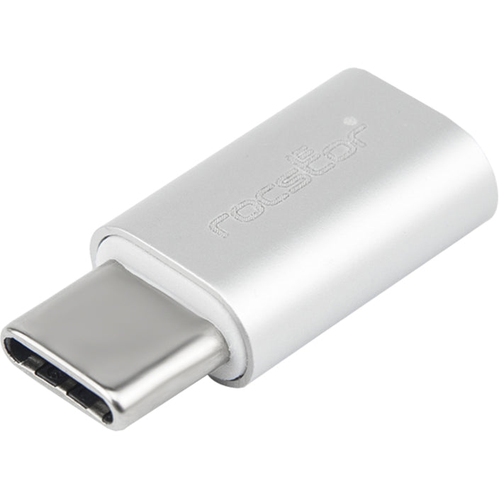 Rocstor Y10A206-A1 Premium USB-C zu USB Micro-B Adapter weiblicher schlanker Adapter weiß