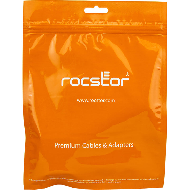 Orange Rocstor branded packaging for premium cables and adapters