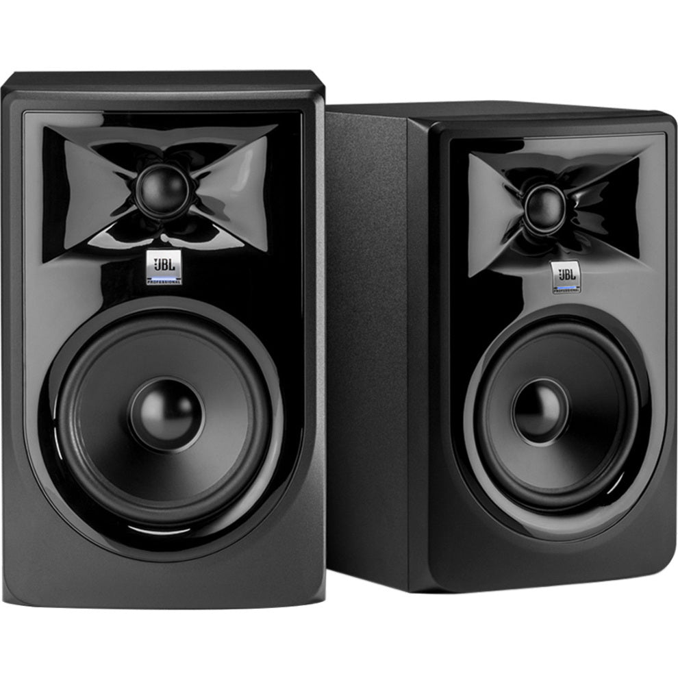 Pair of JBL 305P MkII studio monitors showing stereo configuration-alternate-image7