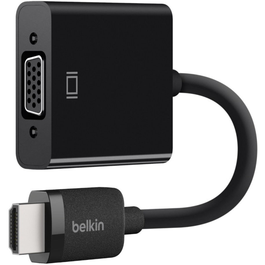 Belkin AV10170bt HDMI TO VGA Adapter, A/V Cable for TV, Audio/Video Device, Projector, Monitor