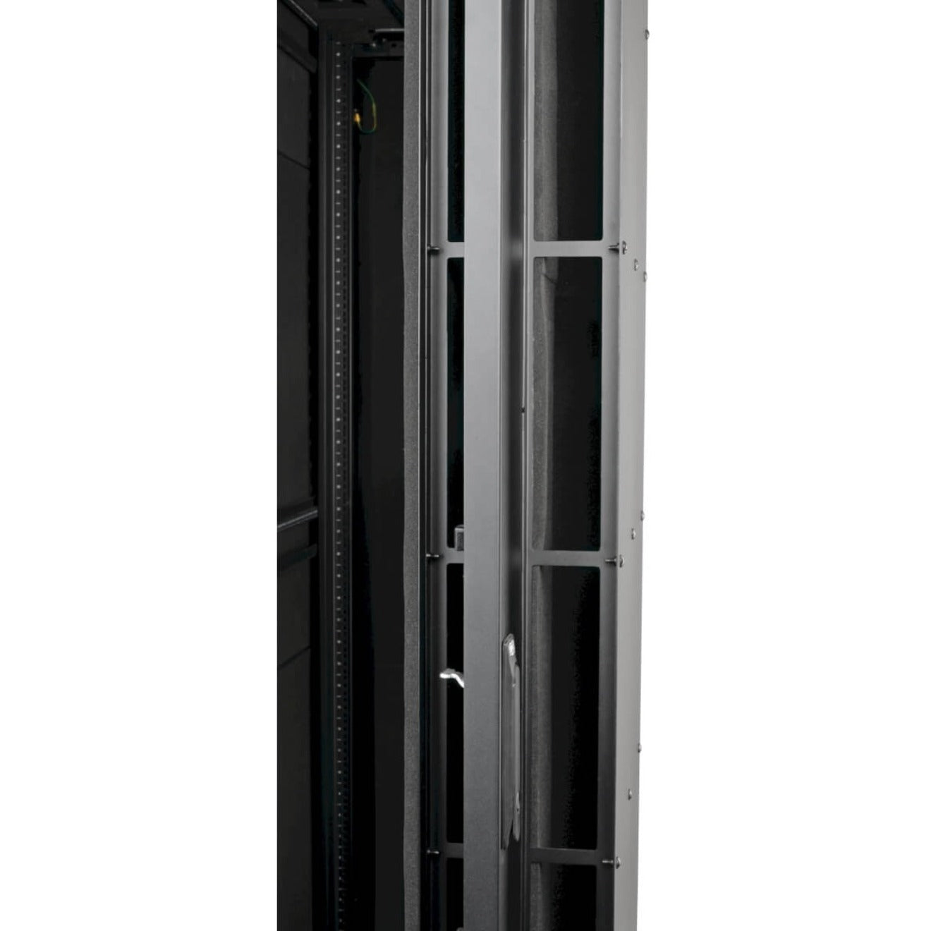 Tripp Lite SRQP42UB SmartRack 42U Kabinet Enclosure Server Sunyi Garansi 5 Tahun Berdiri di Lantai 2400 lb Kapasitas Berat Statis/Tak Bergerak