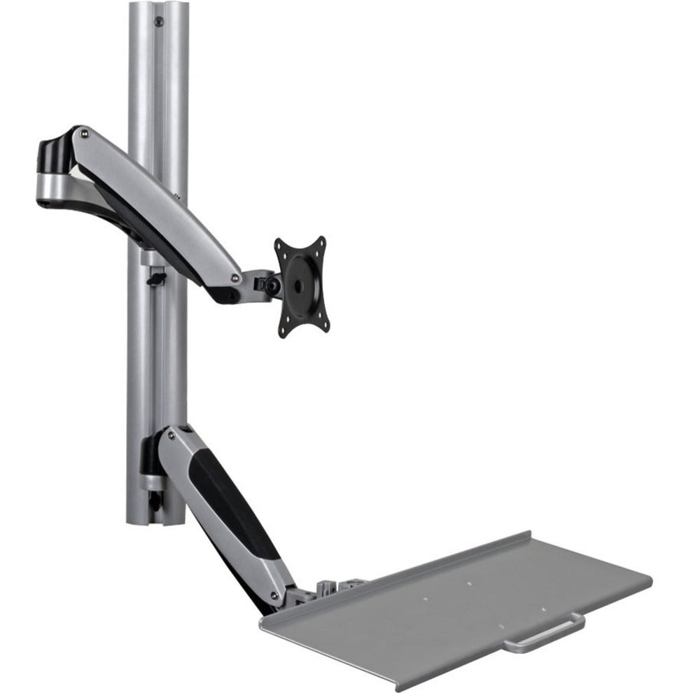 Tripp Lite WWSS1327RWTC WorkWise Single-Display Sit-Stand Wall-Mount Workstation with Thin-Client Mount Ergonomic Design 5-Year Warranty