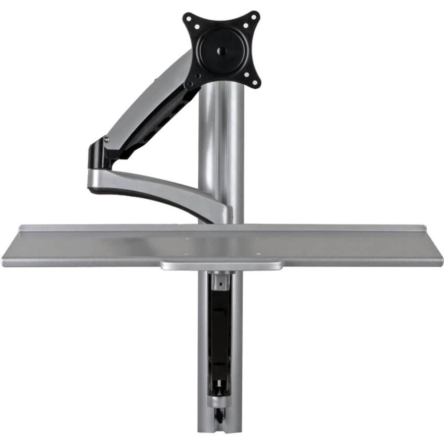 Front view of WorkWise monitor mount showing tilt and swivel capabilities-alternate-image7