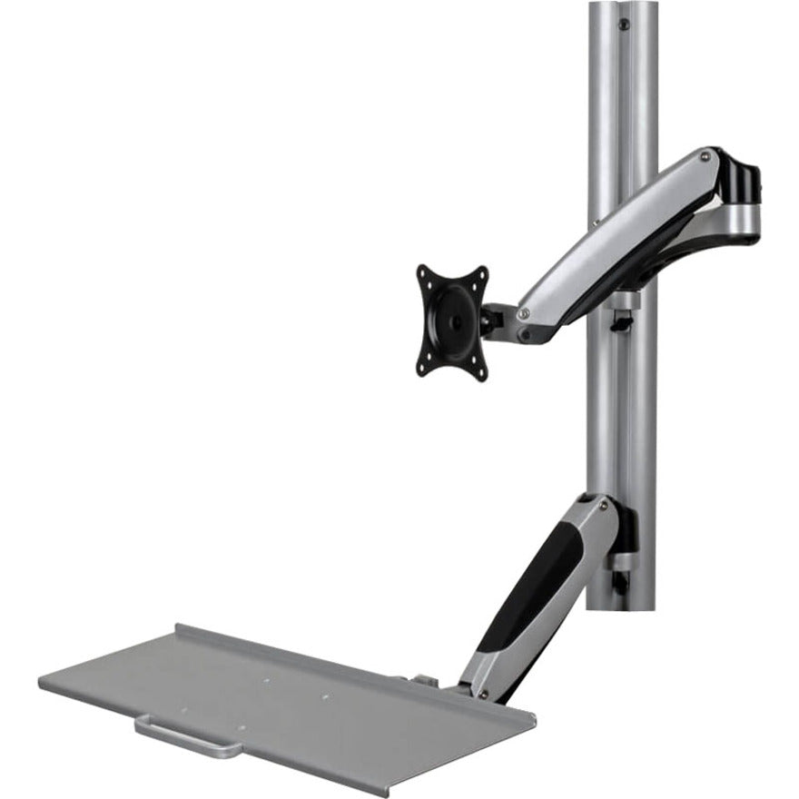 Tripp Lite WWSS1327RWTC WorkWise Single-Display Sit-Stand Wall-Mount Workstation with Thin-Client Mount, Ergonomic Design, 5-Year Warranty