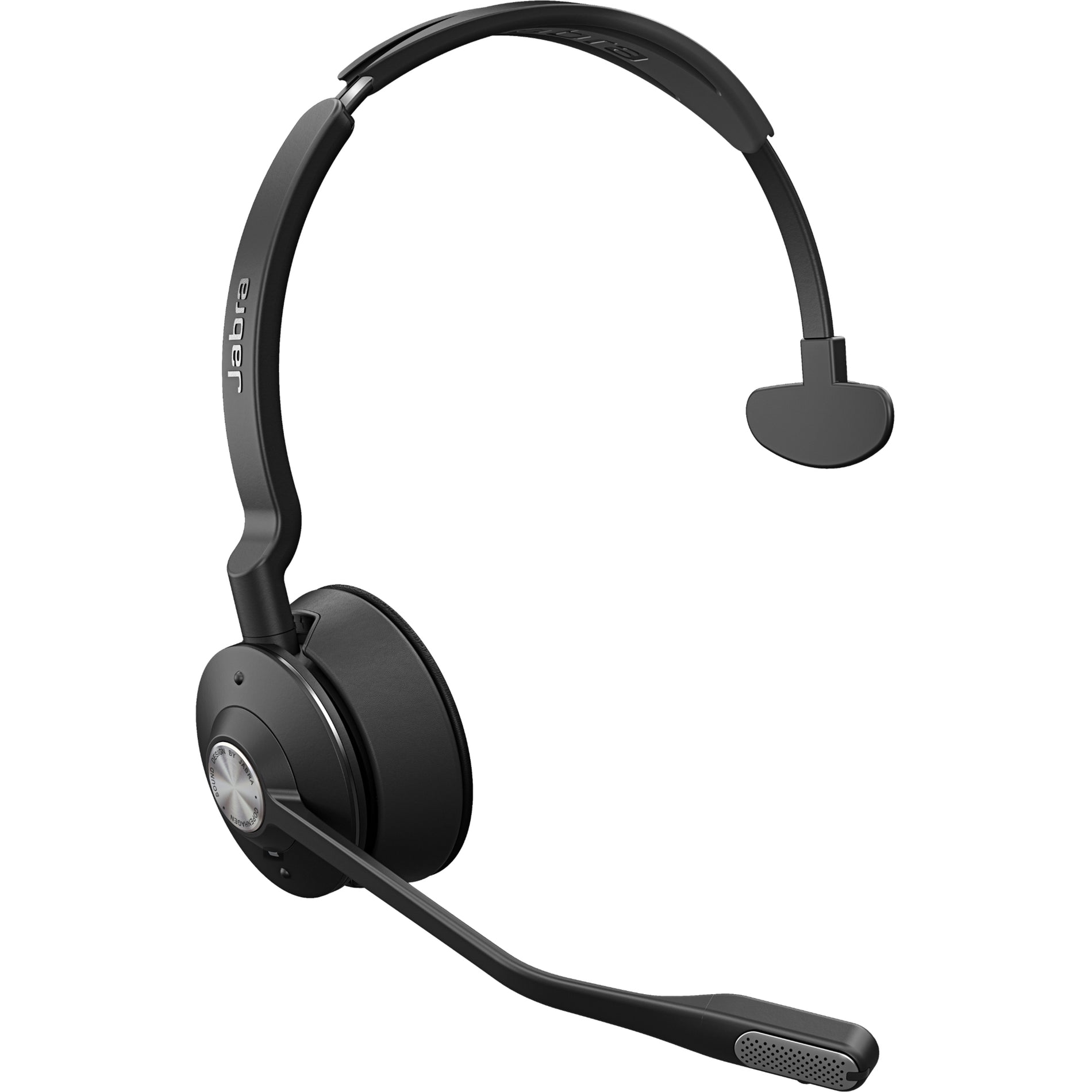 Side angle view of Jabra Engage 75 Mono headset showing comfort features-alternate-image5