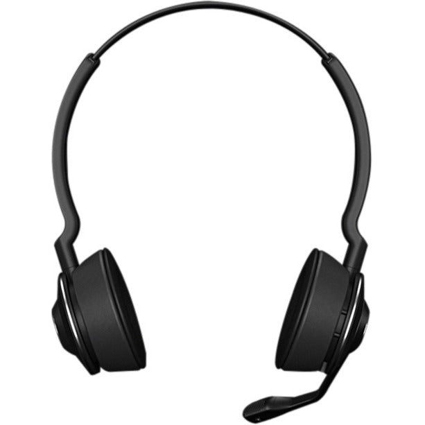 Front view of Jabra Engage 65 showing symmetrical dual earpiece design-alternate-image5