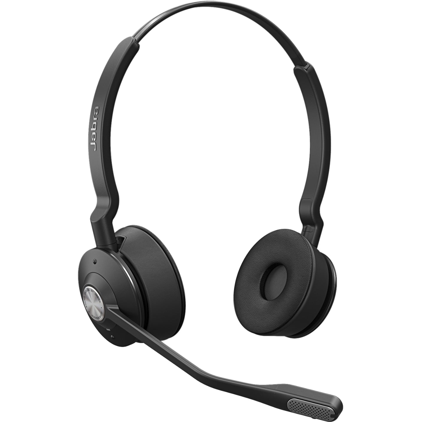 Close-up of Jabra Engage 65's over-ear cushions and headband design-alternate-image6