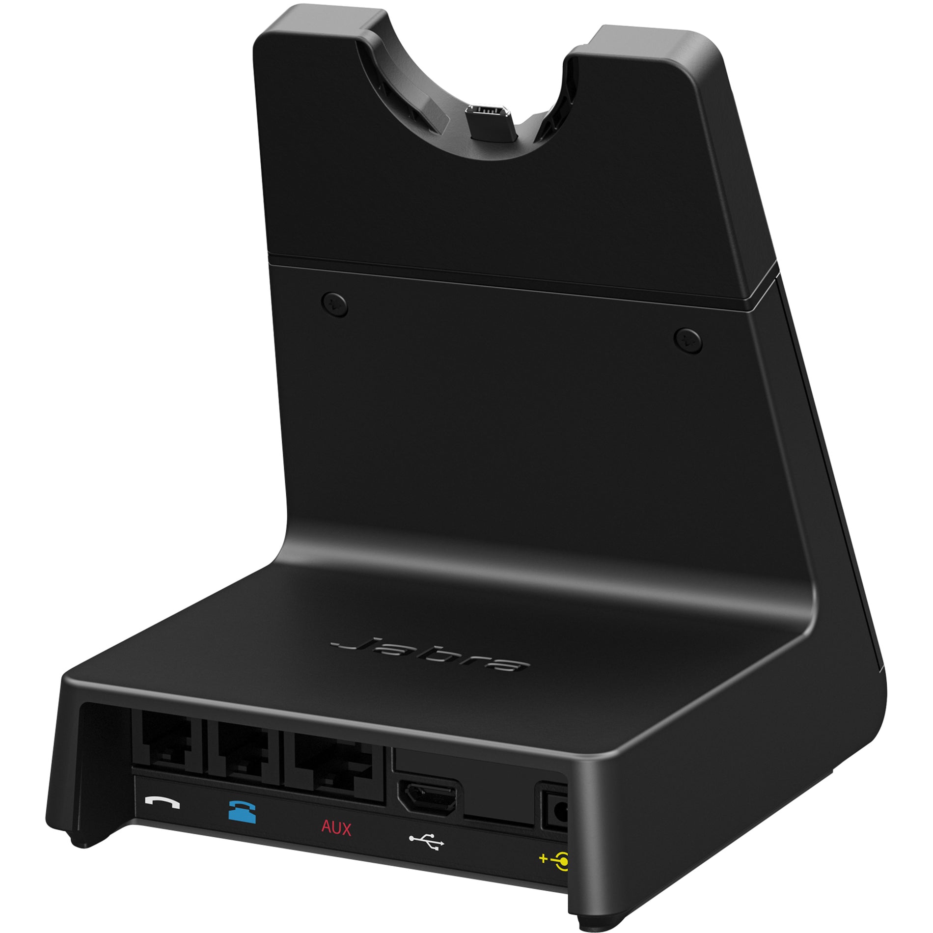 Rear view of Jabra Engage 65 base station showing connectivity ports-alternate-image8