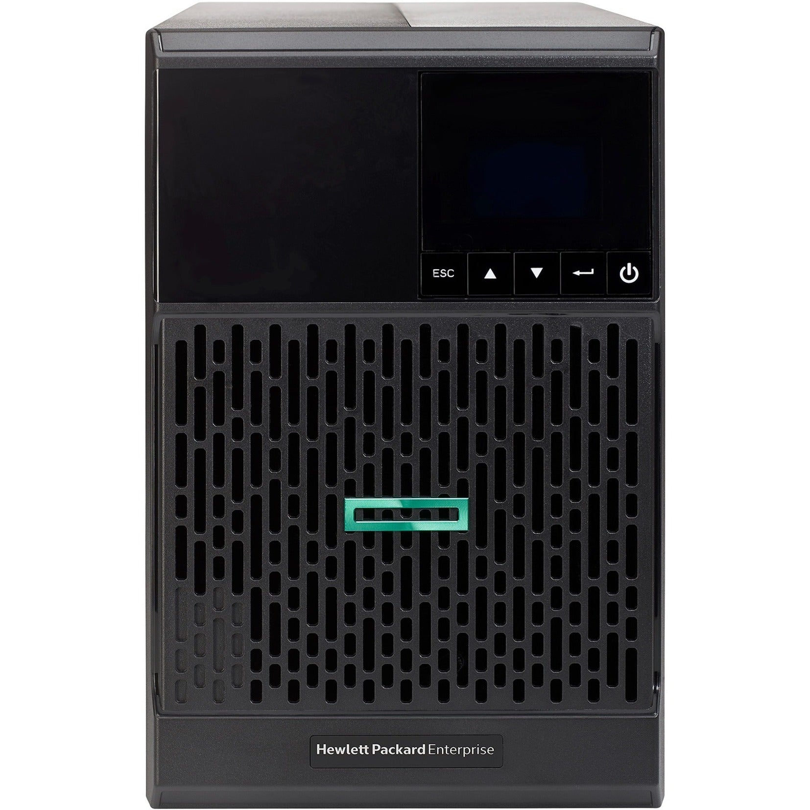 HPE Q1F49A T1000 1000VA Tower UPS, 1000 VA/770 W, Hot Swappable, Single Phase, for Computer System