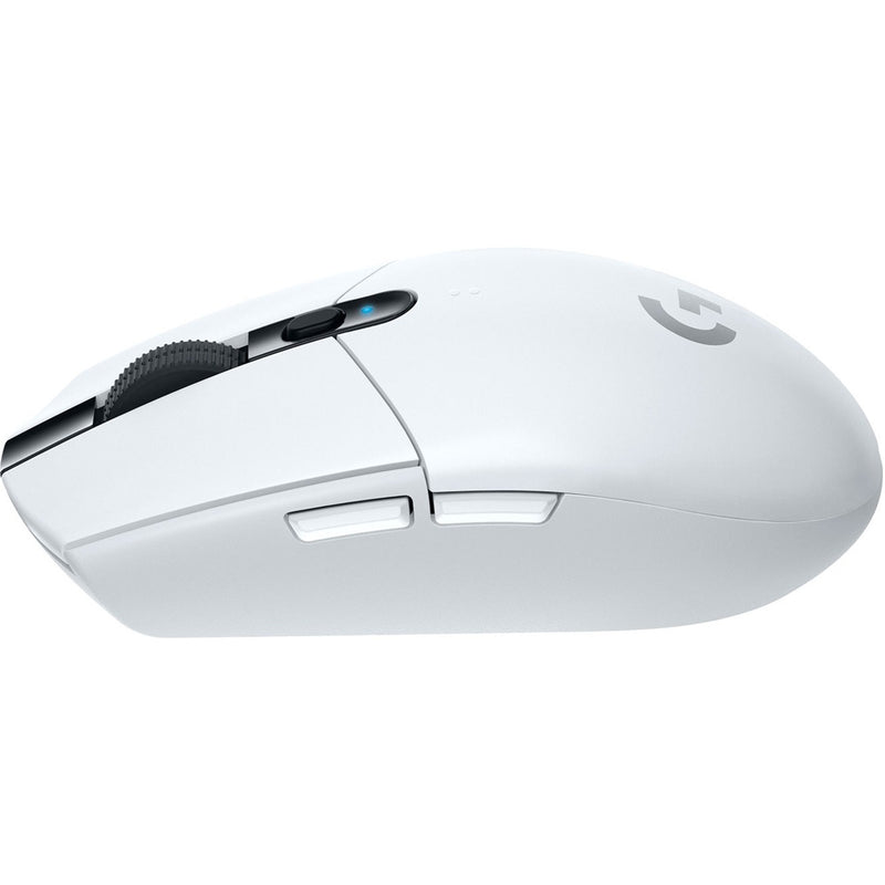 Side profile of Logitech G305 gaming mouse highlighting its streamlined design