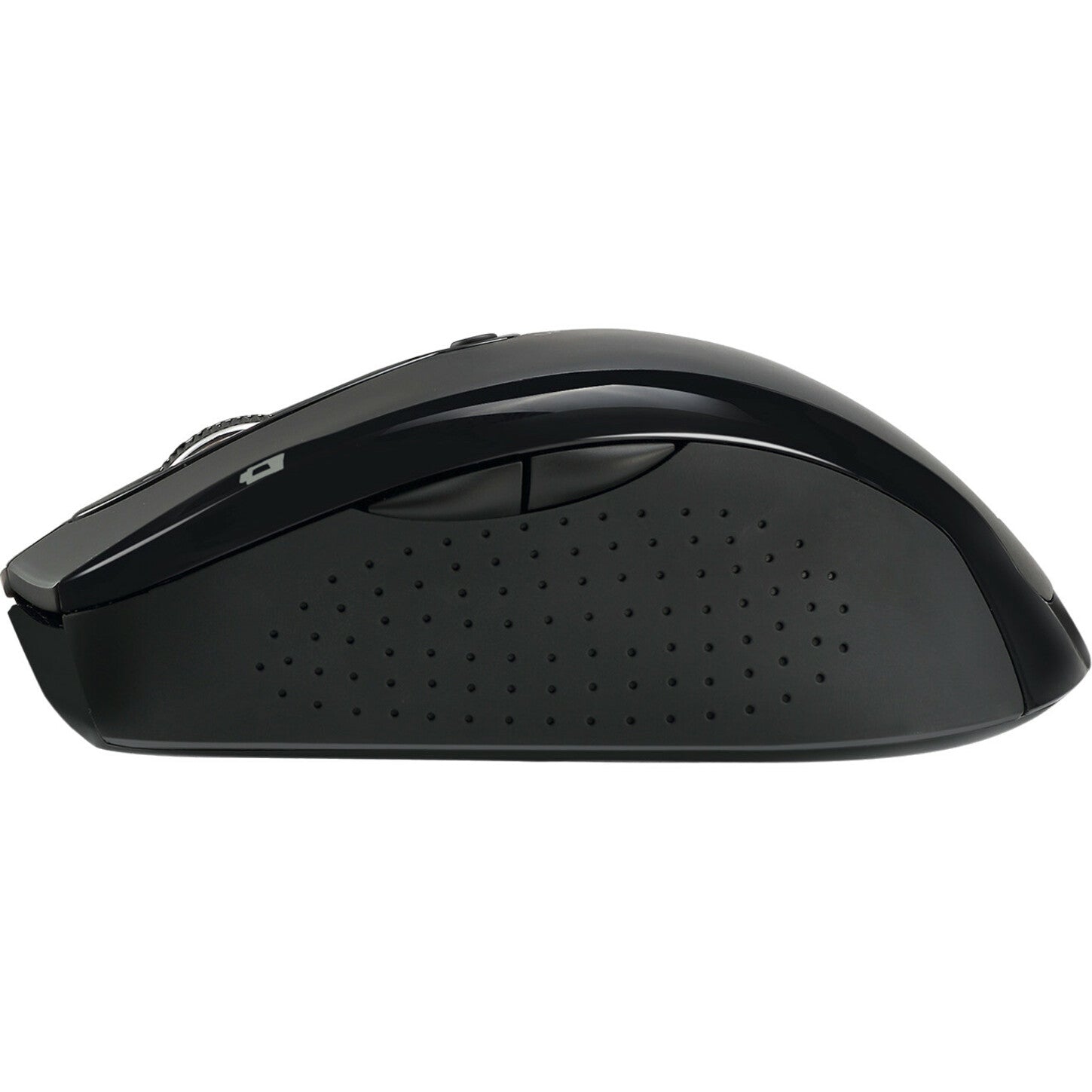 Side view of mouse showing ventilated grip pattern-alternate-image5