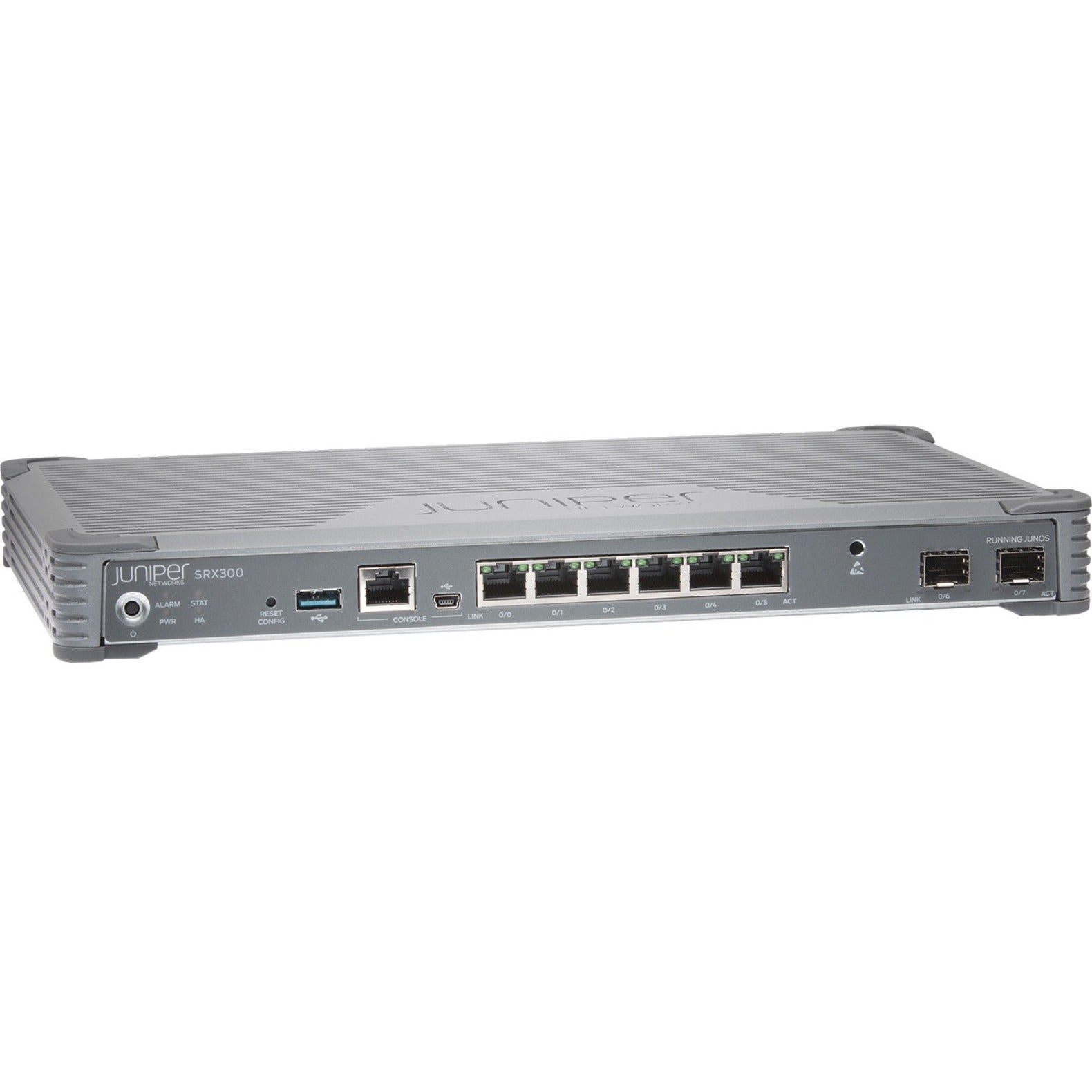 Juniper SRX300-TAA SRX300 Router, Gigabit Ethernet, 6 Ports, 1000Base-T, 1000Base-X, RoHS 2