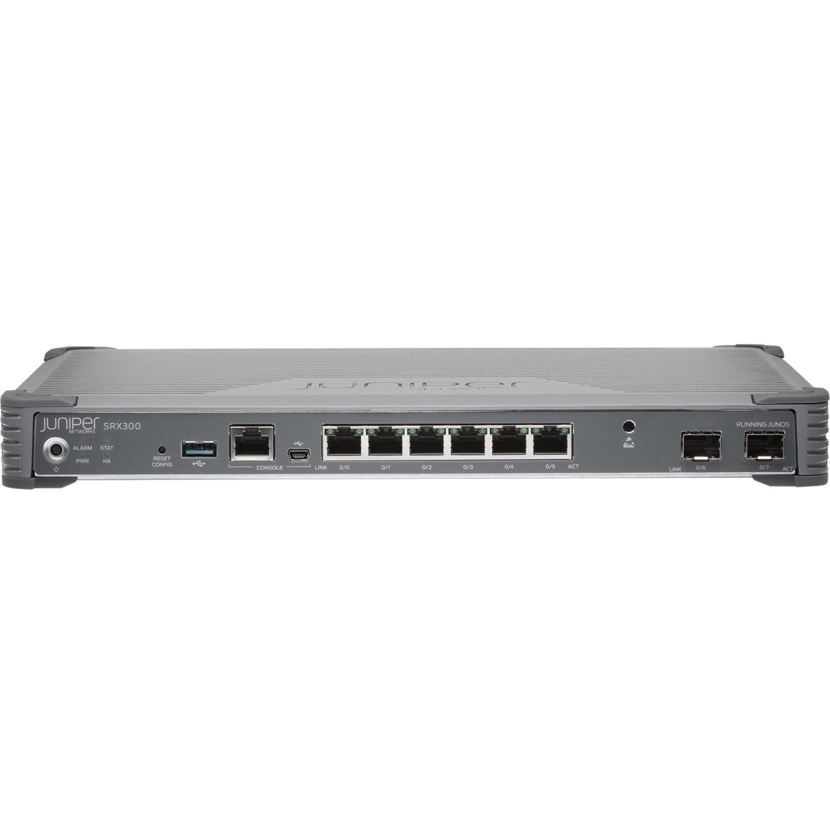 Juniper SRX300-TAA SRX300 Router, Gigabit Ethernet, 6 Ports, 1000Base-T, 1000Base-X, RoHS 2