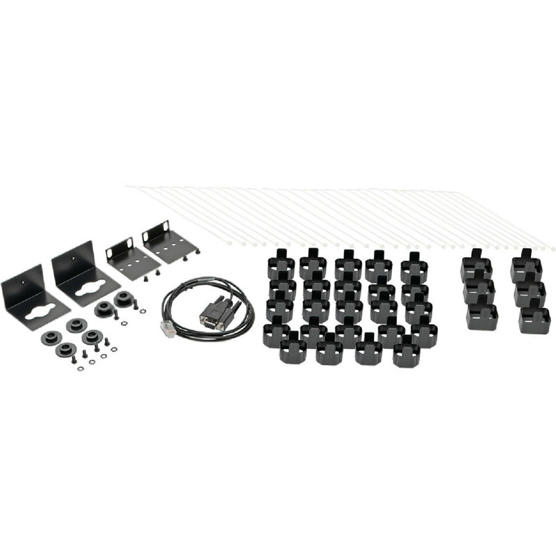 PDU installation kit components including mounting brackets and accessories