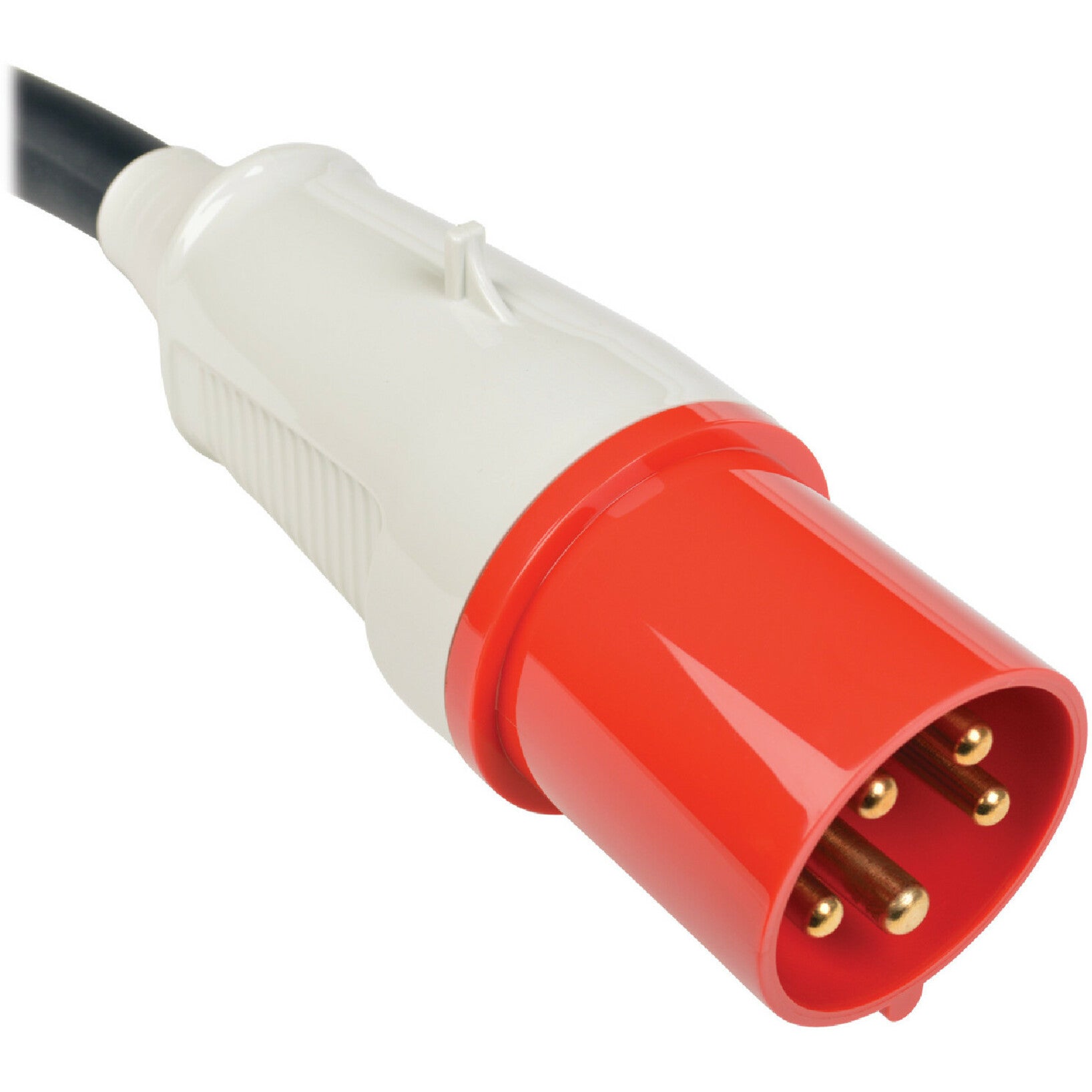 Close-up of PDU IEC 309 63A Red power input connector-alternate-image6