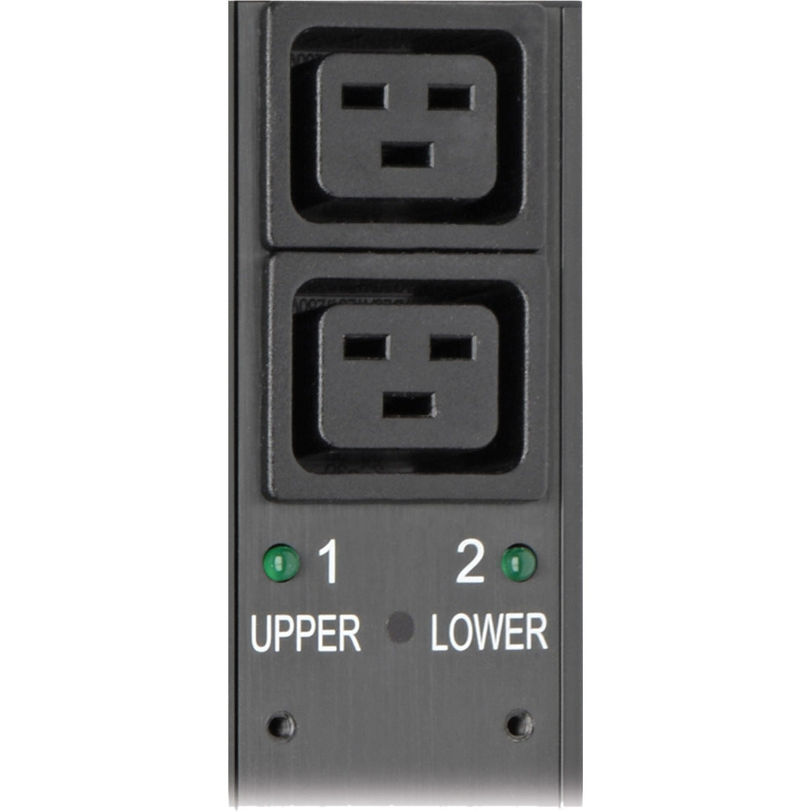 Dual-bank outlet section with LED status indicators and numbered outlets-alternate-image3