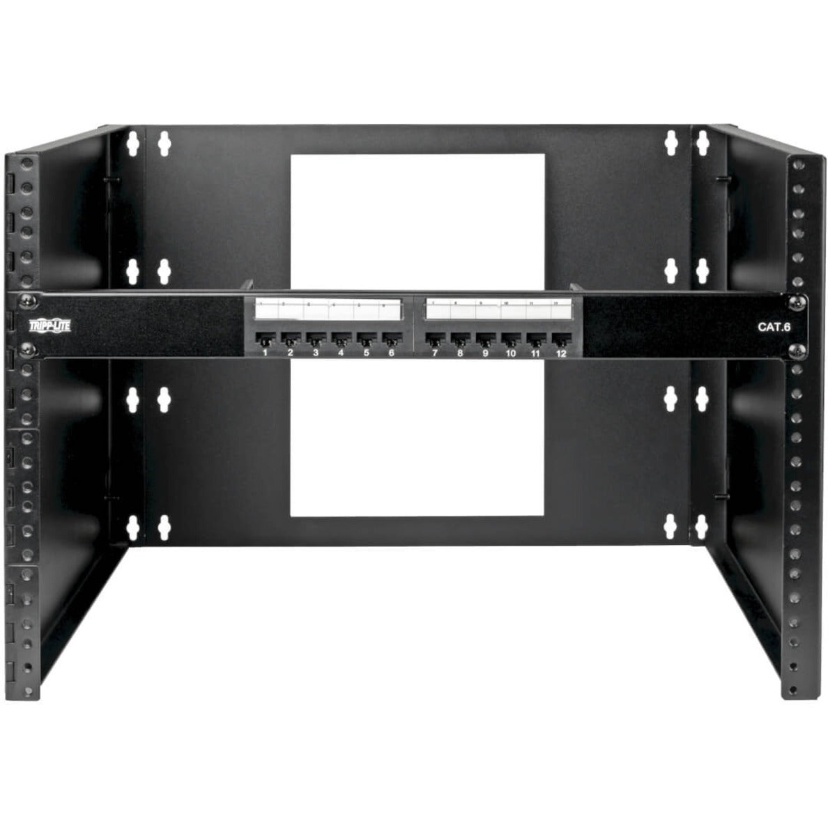 Tripp Lite SRWO8UBRKT 8U Wall-Mount Bracket for Small Switches and Patch Panels, Hinged