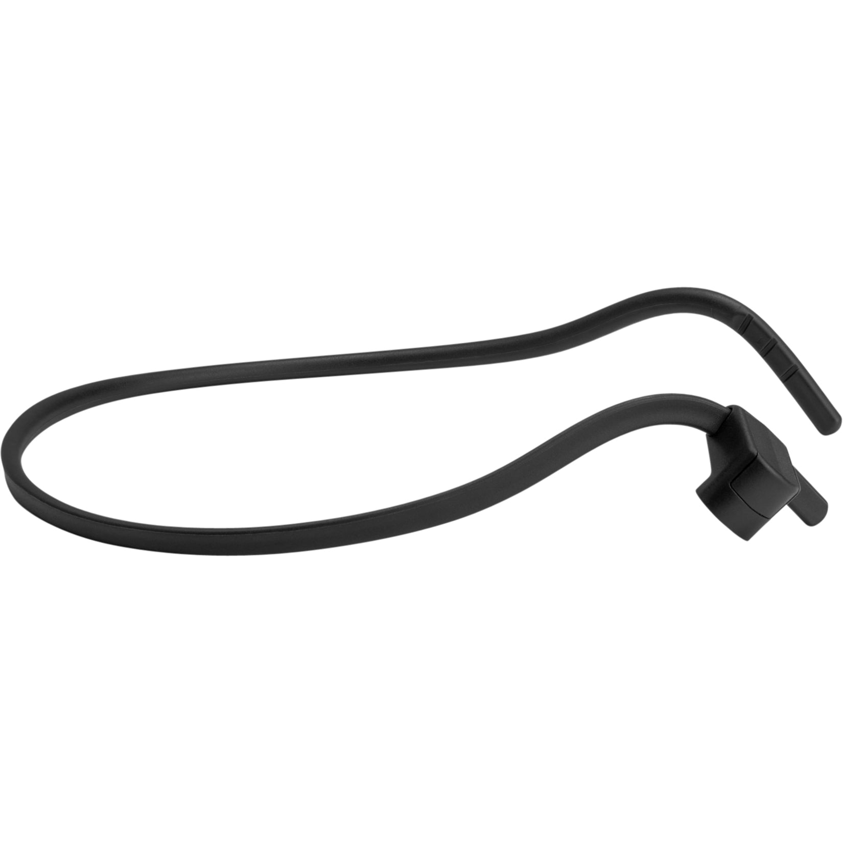 Black Jabra Engage Mono neckband accessory showing curved behind-the-neck design with headset mount-alternate-image1