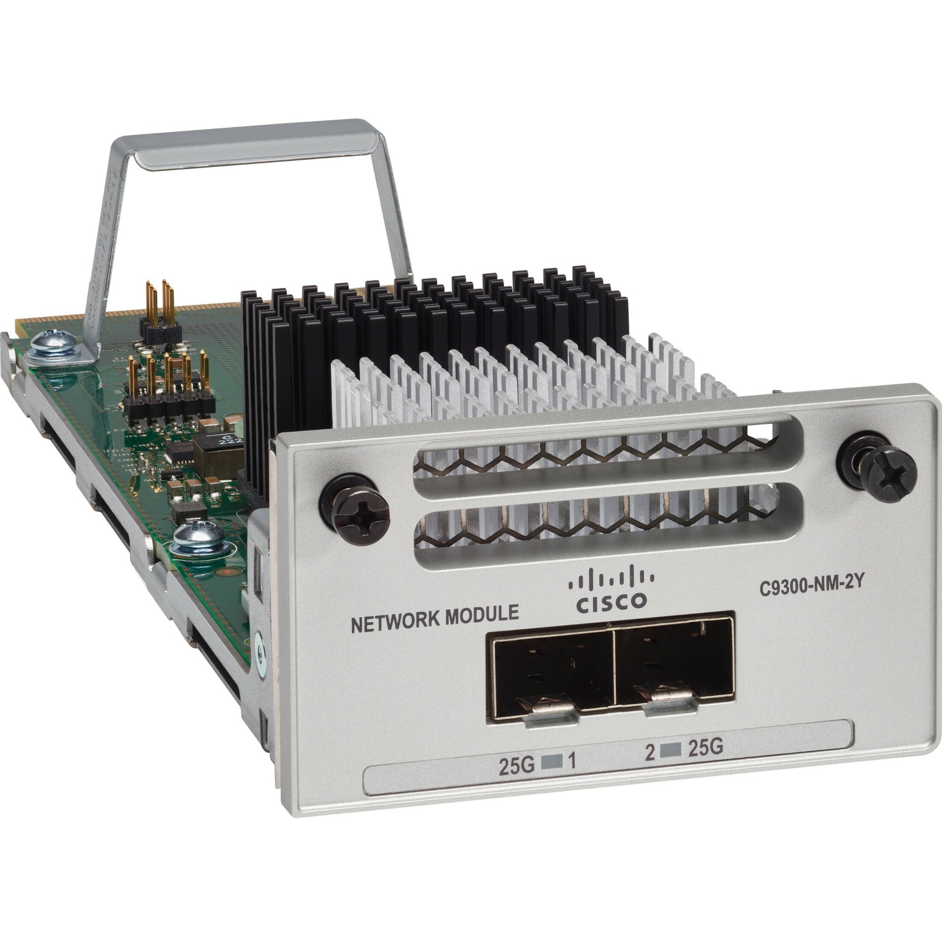 Cisco C9300-NM-2Y Catalyst 9300 2 x 25G Netwerkmodule Breid uw netwerk uit met hoge-snelheidsconnectiviteit.