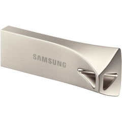 Samsung BAR Plus USB 3.1 Flash Drive, 128GB, High-Speed 300MB/s Transfer, Waterproof, Shock-proof, Champagne Silver - MUF-128BE3/AM (5 Year Warranty)