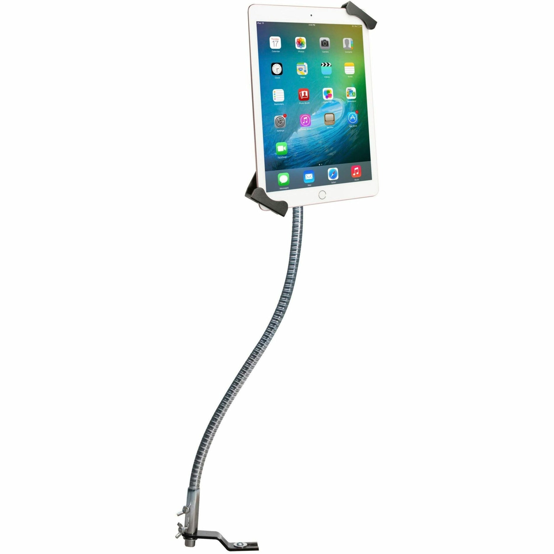 CTA Digital PAD-SGCT Security Gooseneck Car Mount for Tablets, Vehicle Mount for iPad and Tablet Devices