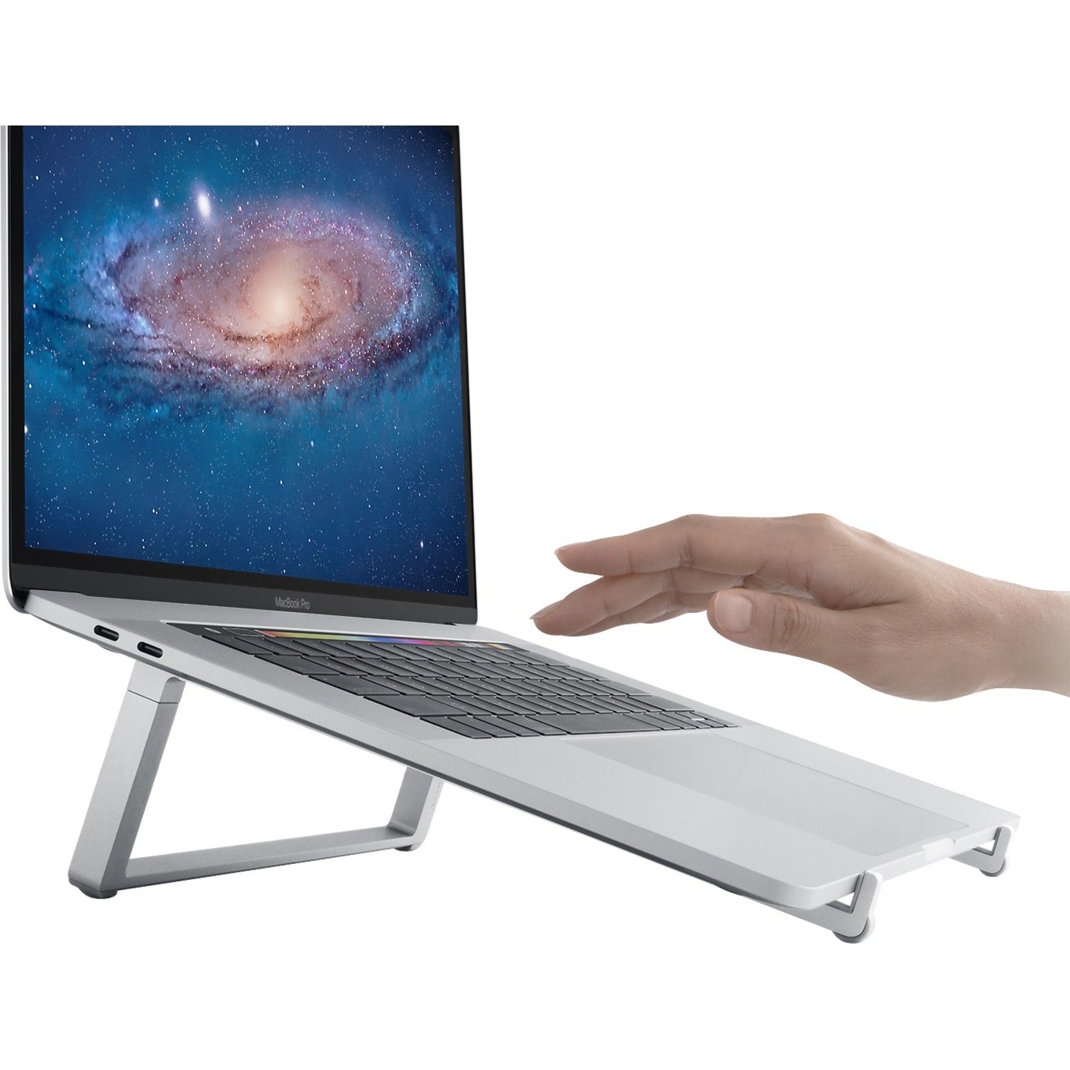 Rain Design 10082 mBar Pro Foldable Laptop Stand - Silver, Portable Lightweight Notebook Holder