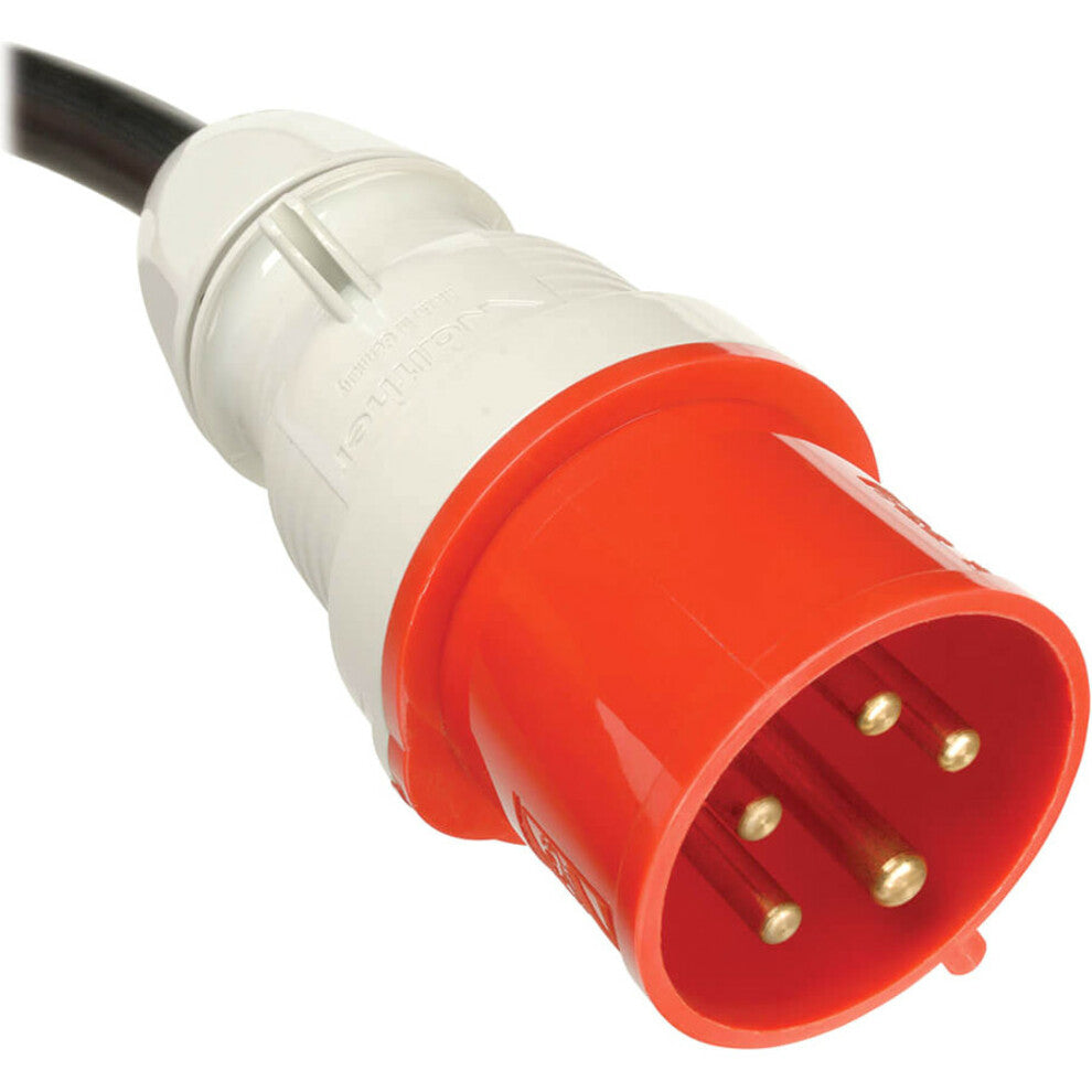 Detail of PDU's IEC 309 32A Red power input connector-alternate-image6