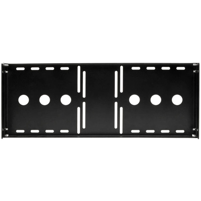 Top view of rack mount bracket showing VESA mounting hole pattern