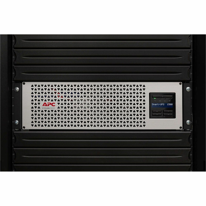 APC Smart-UPS Li-Ion mounted in server rack showing installation context