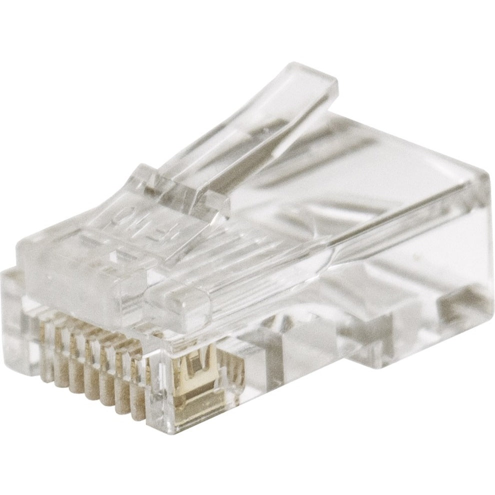 W Box CAT5RJ45P Pass Through Cat5e RJ45 Connector, Network Connector for Easy Installation