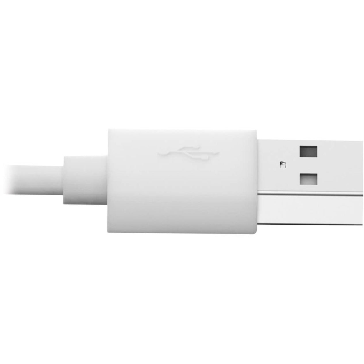 Tripp Lite M100-003-LRA-WH Sync/Charge Lightning/USB Data Transfer Kabel 3 ft Omkeerbaar Rechtshoekige Connector MFI Gecertificeerd