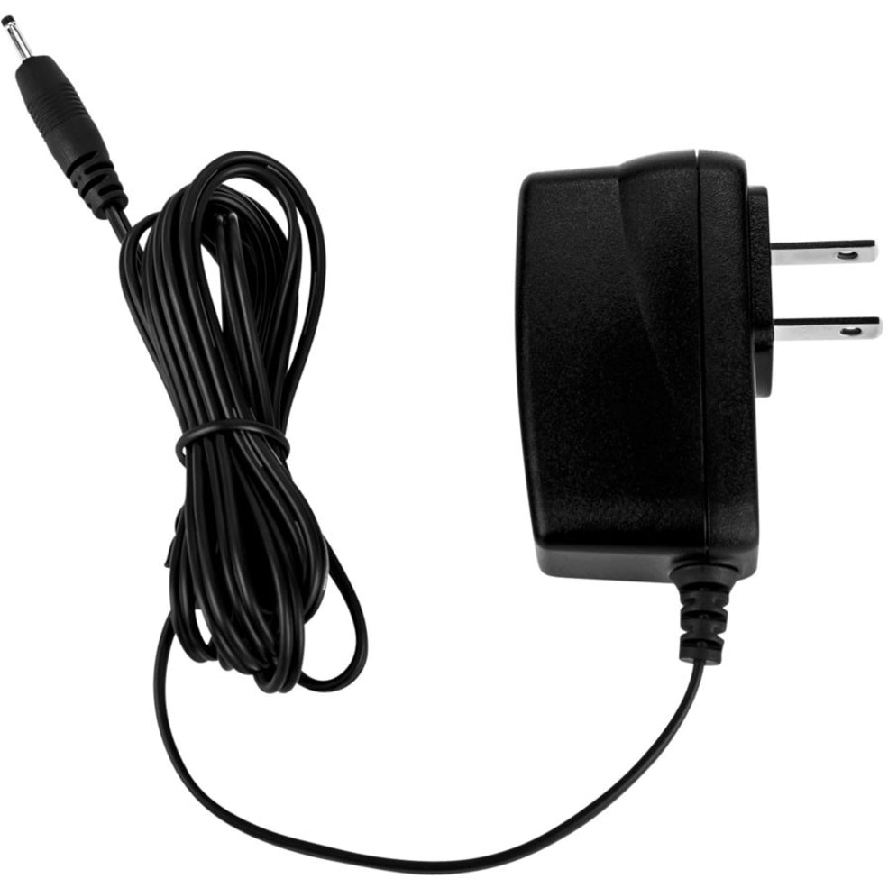 Jabra 14207-43 Power Adapter showing black AC adapter unit with extended power cable for wireless headsets-alternate-image1