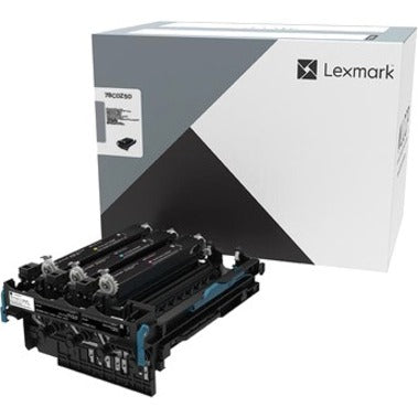 Lexmark 78C0ZV0 imaging kit showing the black and color developer units and photoconductor assembly in retail packaging